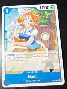 Nami One piece Alternate art p-053 Set Trading Cards full art Nearmint NM